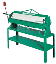 Box & Pan Hand Brake  - #HBU48-16 - 48-1/4'' Working Length - 16 Gauge Capacity (Mild Steel) Stand Included ( 48S) - Exact Industrial Supply