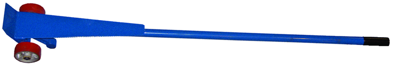 7' Steel Handle Prylever Bar - Usable nose plate 6"W x 3"L - Powder coat blue finish - Capacity 5,000 lbs - Exact Industrial Supply