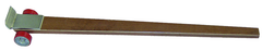 6' Wood Handle Prylever Bar - Usable nose plate 6"W x 3"L - Capacity 4,250 lbs - Exact Industrial Supply