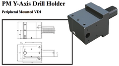 PM Y-Axis Drill Holder (Peripheral Mounted VDI) - Part #: PM59.4012D - Exact Industrial Supply