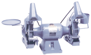 Bench Grinder-Deluxe - #1022WD; 10 x 1 x 7/8'' Wheel Size; 1HP; 1PH; 115/230V Motor - Exact Industrial Supply