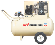 30 Gallon / Horizontal Tank; 2HP; 1PH; 115V Motor Air Compressor #SS3F2-GM - Exact Industrial Supply