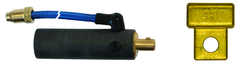 DA-917F Dinse Machine Plug With Auxiliary Hose - Exact Industrial Supply