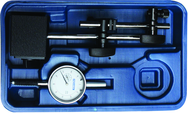 Fine Adjust Magnetic Base with IP54 Dial Indicator in Case - Exact Industrial Supply