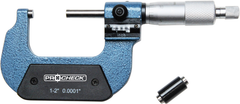 1 - 2" .0001" Graduation Mechanical Digital Outside Micrometer - Exact Industrial Supply
