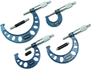 0-4" .0001" Outside Micrometer Set - Exact Industrial Supply