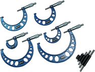 0-6" .0001" Outside Micrometer Set - Exact Industrial Supply