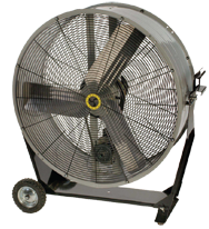 36" Portable Tilting Mancooler Fan 1/2 HP - Exact Industrial Supply