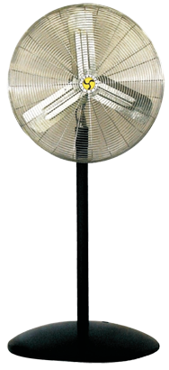 30" Adjustable Pedestal Commercial Fan - Exact Industrial Supply