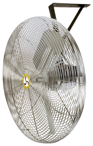 30" Wall / Ceiling Mount Commercial Fan - Exact Industrial Supply