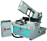 KS450 14" Double Mitering Bandsaw; 3HP Blade Drive - Exact Industrial Supply