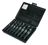 8 Pc. HSS Reduced Shank Drill Set - Exact Industrial Supply