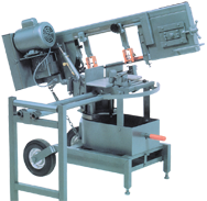 Horizontal Mitre Bandsaw - #1800; 9 x 14'' Capacity; 1HP; 1PH; 110/220V Motor - Exact Industrial Supply