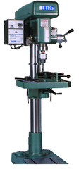 9400 Floor Model Drilling & Tapping Machine - 18-1/2'' Swing; 2HP; 1PH; 110V Motor - Exact Industrial Supply