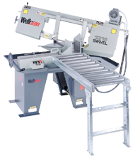 Horizontal Mitre Bandsaw - #1316S; 13 x 16'' Capacity; 3HP; 3PH; 208/230/460V Motor - Exact Industrial Supply