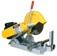 Abrasive Cut-Off Saw - #100020110; Takes 10" x 5/8 Hole Wheel (Not Included); 3HP; 1PH; 110V Motor - Exact Industrial Supply