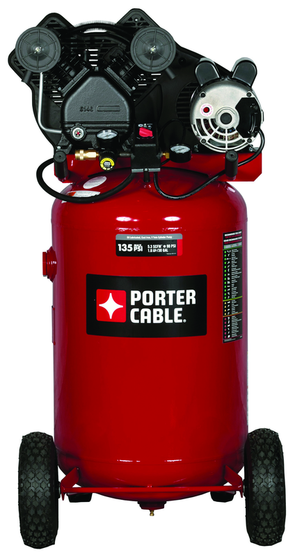 30 Gal. Single Stage Air Compressor, Vertical, Medium Duty Cast iron - Exact Industrial Supply