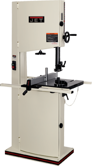 Woodworking Vertical Bandsaw-With Closed Base - #JWBS-14CS; 3/4HP; 1PH; 115/230V Motor - Exact Industrial Supply