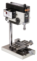 Mill Drill - 1JT Spindle - 3-1/2 x 8'' Table Size - 1/5HP; 1PH; 110V Motor - Exact Industrial Supply