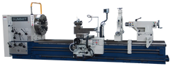 42" x 120" Oil Country Lathe; A2-20 Spindle Mount; 14.1" Spindle Bore; 30HP 220V 3PH Motor; 20;790 lbs - Exact Industrial Supply
