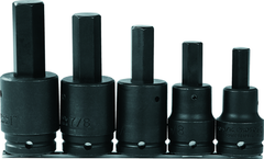 Proto® 3/4" Drive 5 Piece Impact Hex Bit Set - Exact Industrial Supply
