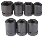 Proto® 1" Drive 7 Piece Impact Socket Set - 4 Point - Exact Industrial Supply