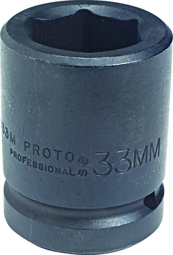 Proto® 1" Drive Impact Socket 27 mm - 6 Point - Exact Industrial Supply