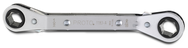 Proto® Offset Double Box Reversible Ratcheting Wrench 1/2" x 9/16" - 6 Point - Exact Industrial Supply