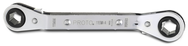 Proto® Offset Double Box Reversible Ratcheting Wrench 11 x 13 mm - 6 Point - Exact Industrial Supply