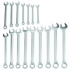 Proto® 16 Piece Satin Combination Wrench Set - 12 Point - Exact Industrial Supply