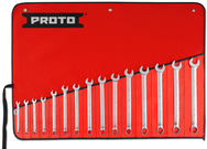 Proto® 15 Piece Satin Metric Combination ASD Wrench Set - 12 Point - Exact Industrial Supply