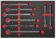 Proto® Foamed 14 Piece Combination Wrench Set- Black Chrome- 12 Point - Exact Industrial Supply