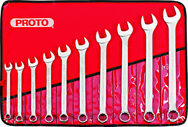 Proto® 15 Piece Satin Combination ASD Wrench Set - 12 Point - Exact Industrial Supply