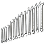 Proto® 14 Piece Full Polish Antislip Metric Combination Wrench Set - 12 Point - Exact Industrial Supply