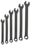 Proto® 6 Piece Black Oxide Antislilp Metric Combination Wrench Set - 12 Point - Exact Industrial Supply