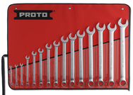 Proto® 15 Piece Satin Metric Combination ASD Wrench Set - 12 Point 7MM-32MM - Exact Industrial Supply