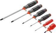 Proto® Tether-Ready 6 Piece Duratek Phillips Screwdriver Set - Exact Industrial Supply