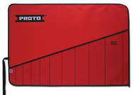 Proto® Red Canvas 10-Pocket Tool Roll - Exact Industrial Supply