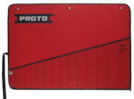 Proto® Red Canvas 15-Pocket Tool Roll - Exact Industrial Supply