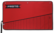 Proto® Red Canvas 17-Pocket Tool Roll - Exact Industrial Supply