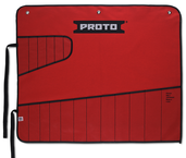 Proto® Red Canvas 18-Pocket Tool Roll - Exact Industrial Supply