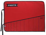 Proto® Red Canvas 11-Pocket Tool Roll - Exact Industrial Supply