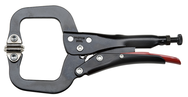 Proto® Locking Mini C-Clamp Pliers w/Swivel Pads - 12-19/32" - Exact Industrial Supply