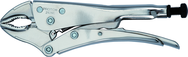 Proto® Nickel Chrome Locking Pliers - Curved Jaw 9-1/4" - Exact Industrial Supply