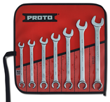 Proto® 7 Piece Combination Flare Nut Wrench Set - 12 Point - Exact Industrial Supply