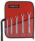 Proto® 5 Piece Metric Double End Flare Nut Wrench Set - 12 Point - Exact Industrial Supply