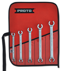 Proto® 5 Piece Metric Double End Flare Nut Wrench Set - 6 Point - Exact Industrial Supply