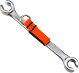Proto® Tether-Ready Satin Flare-Nut Wrench 3/8" x 7/16" - 6 Point - Exact Industrial Supply