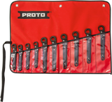Proto® 10 Piece Metric Ratcheting Flare Nut Wrench Set - Exact Industrial Supply