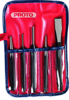 Proto® 5 Piece Punch & Chisel Set - Exact Industrial Supply